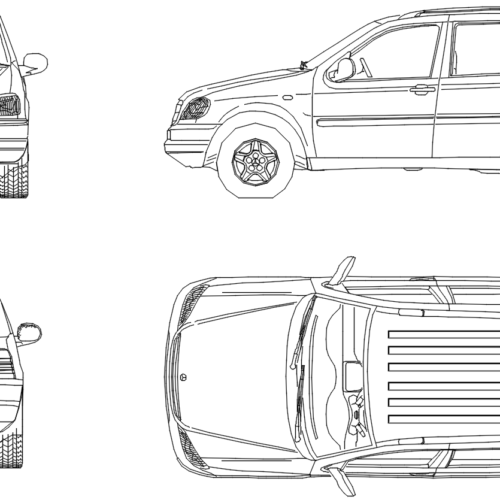 Mercedes Benz M - complete views